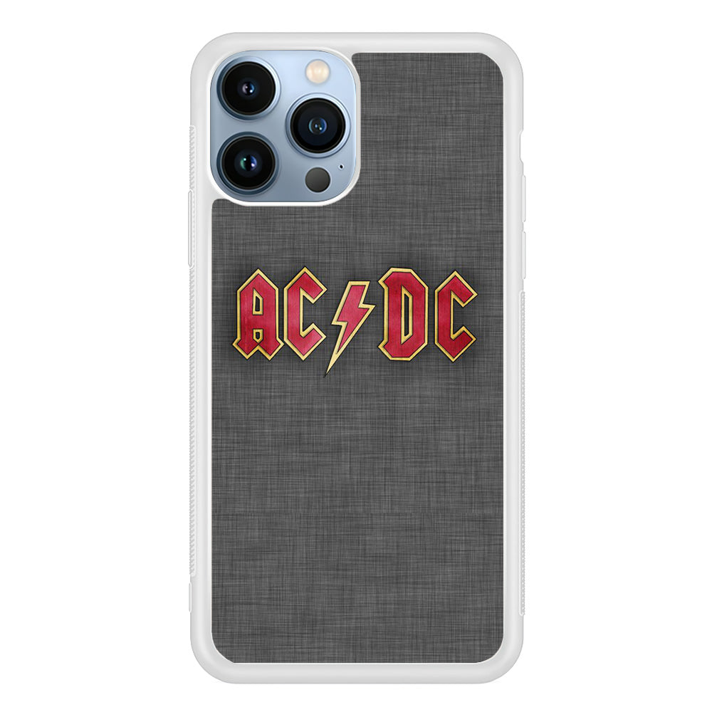 AC DC Grey Serrate Wallpapers iPhone 14 Pro Case