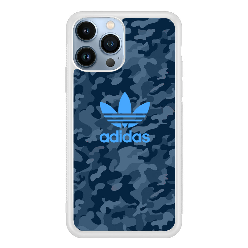 Adidas Blue Camo iPhone 14 Pro Max Case