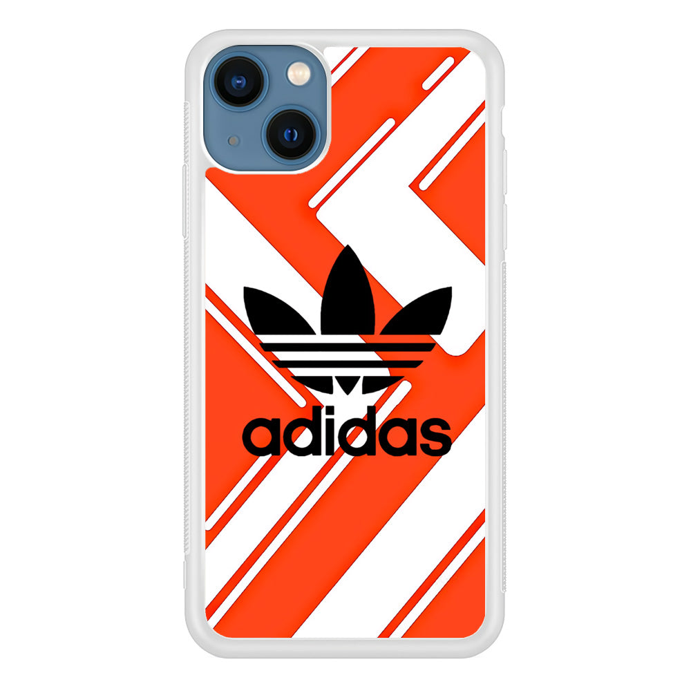 Adidas Pattern Orange iPhone 14 Case