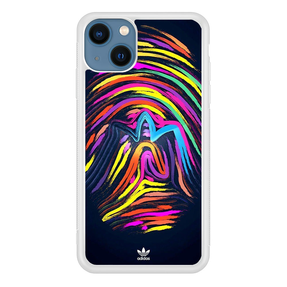 Adidas Rainbow Finger Print iPhone 14 Case
