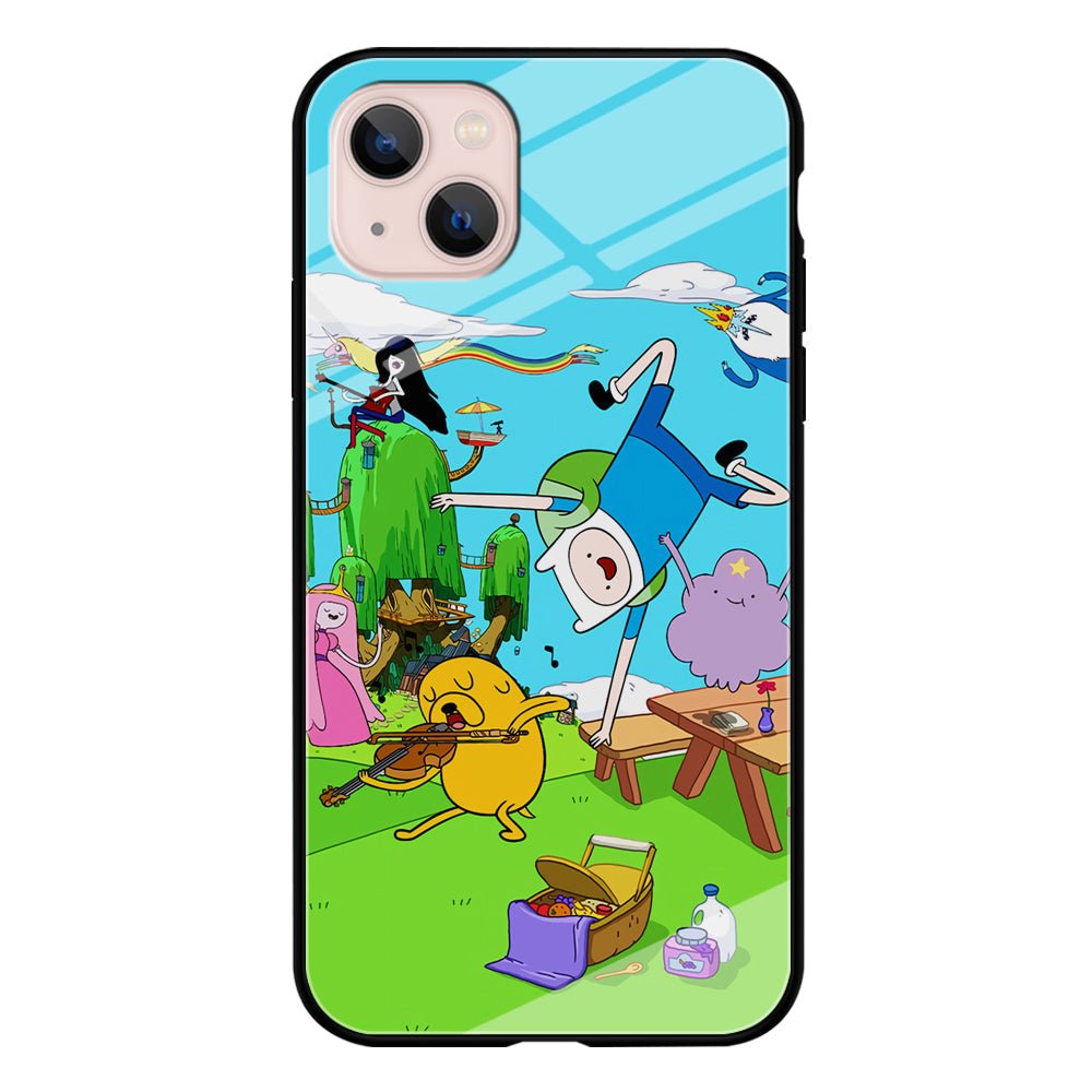 Adventure Time Jamming Session iPhone 14 Plus Case