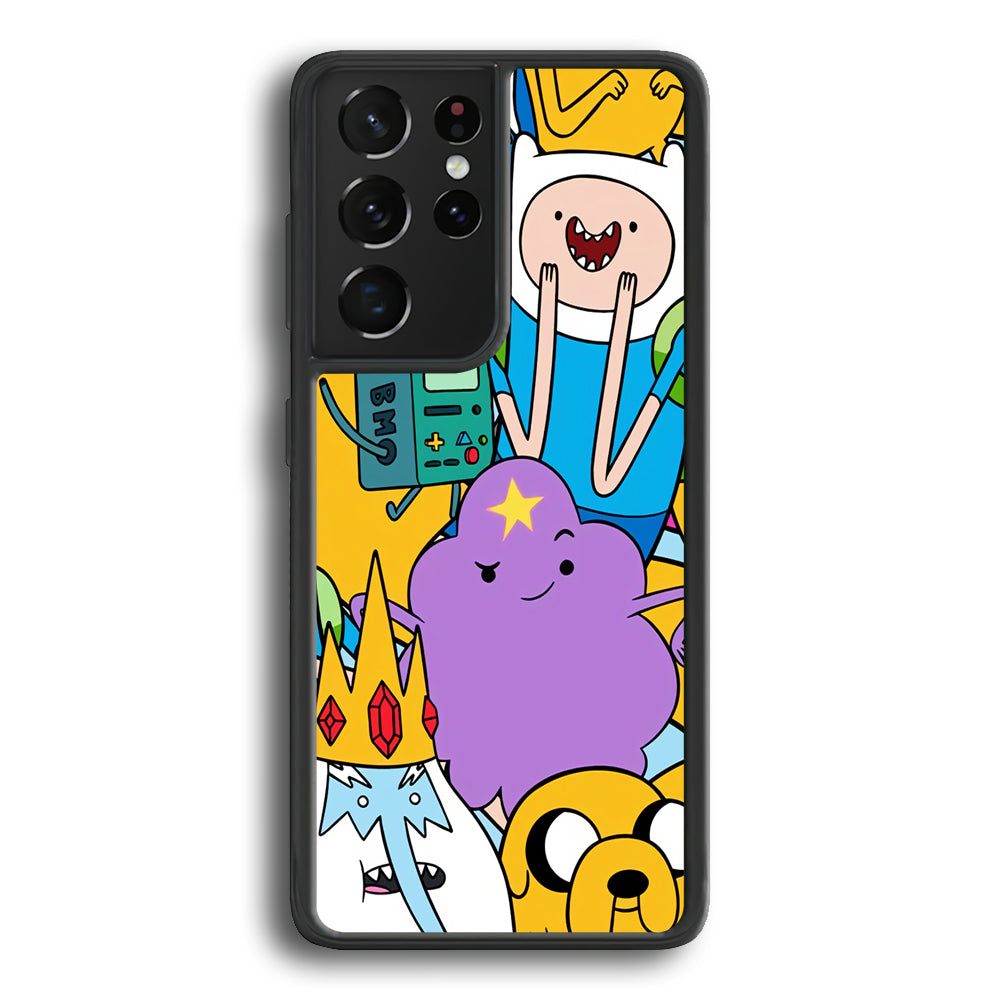 Adventure Time Moment Of Quality Time Samsung Galaxy S22 Ultra Case - Ezzystore