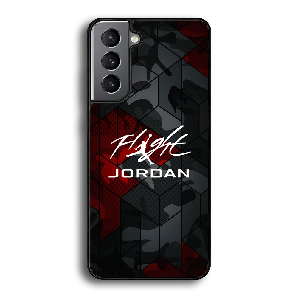 Air Jordan Camo Grey Pattern Samsung Galaxy S24 Case - Ezzystore