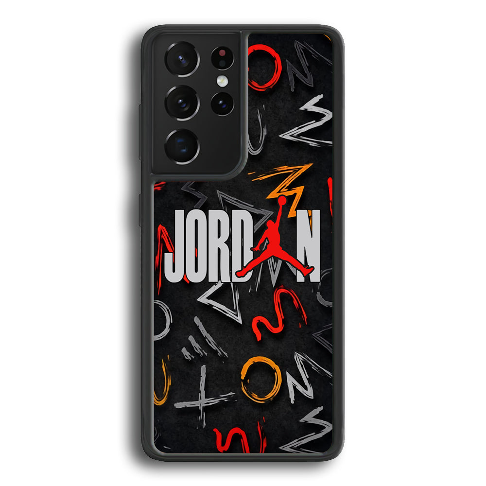 Air Jordan Mix Shape Samsung Galaxy S23 Ultra Case - Ezzystore