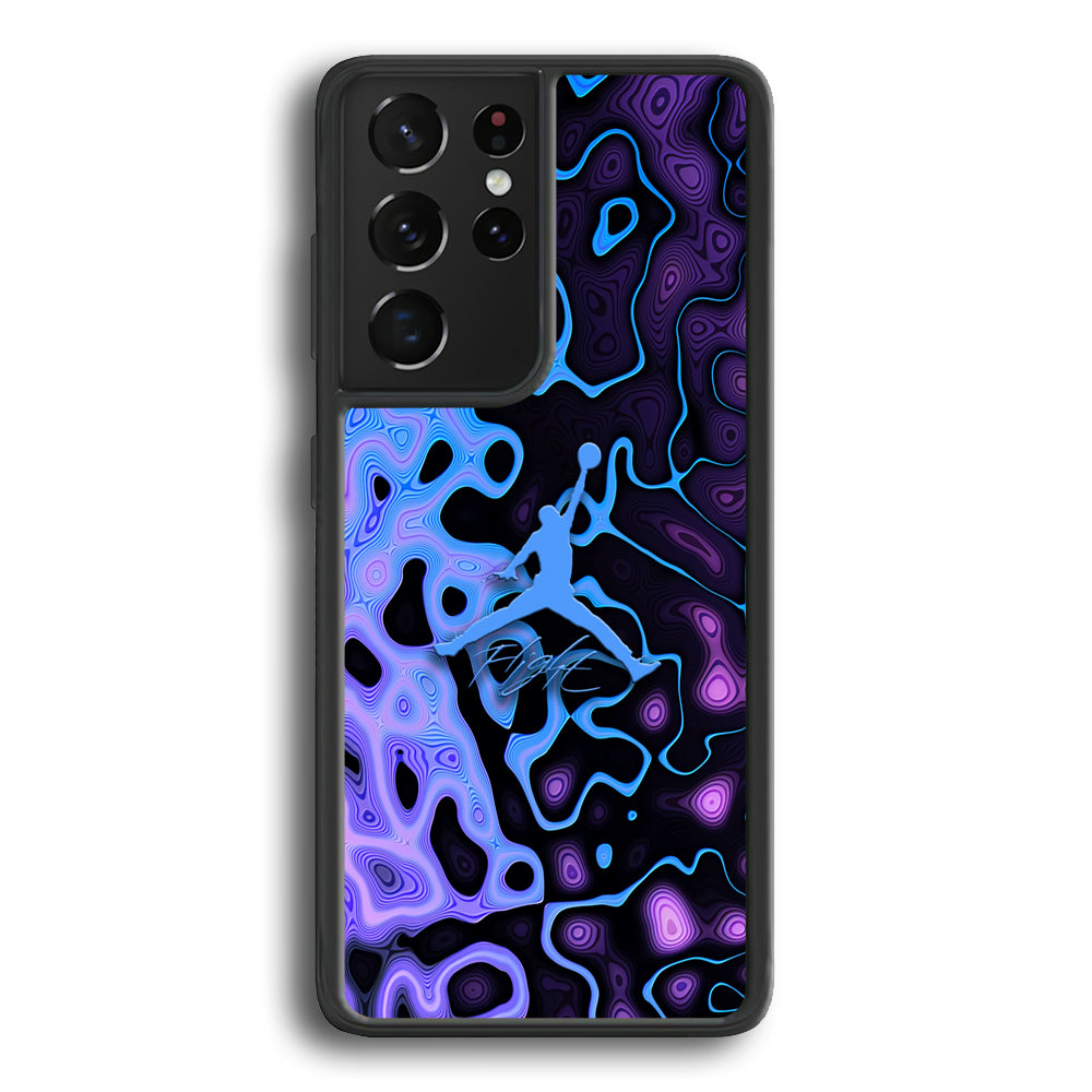 Air Jordan Purple Liquid Samsung Galaxy S24 Ultra Case - Ezzystore