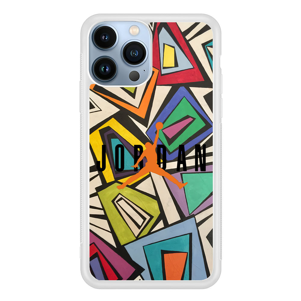 Air Jordan Retro Shape Abstract iPhone 14 Pro Case