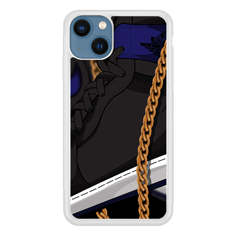 Air Jordan Shoes Grey iPhone 15 Plus Case