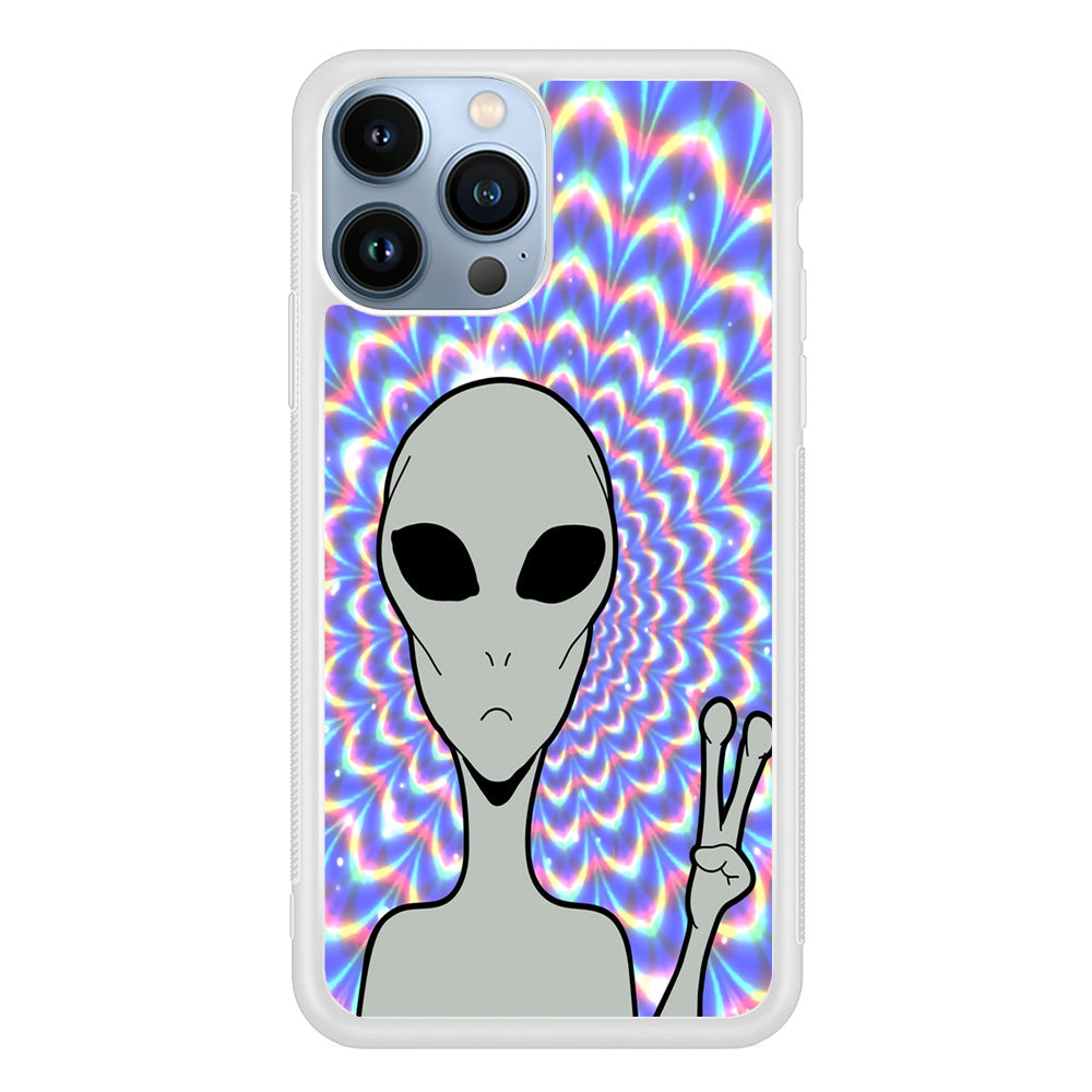 Alien Selfie Style iPhone 15 Pro Case