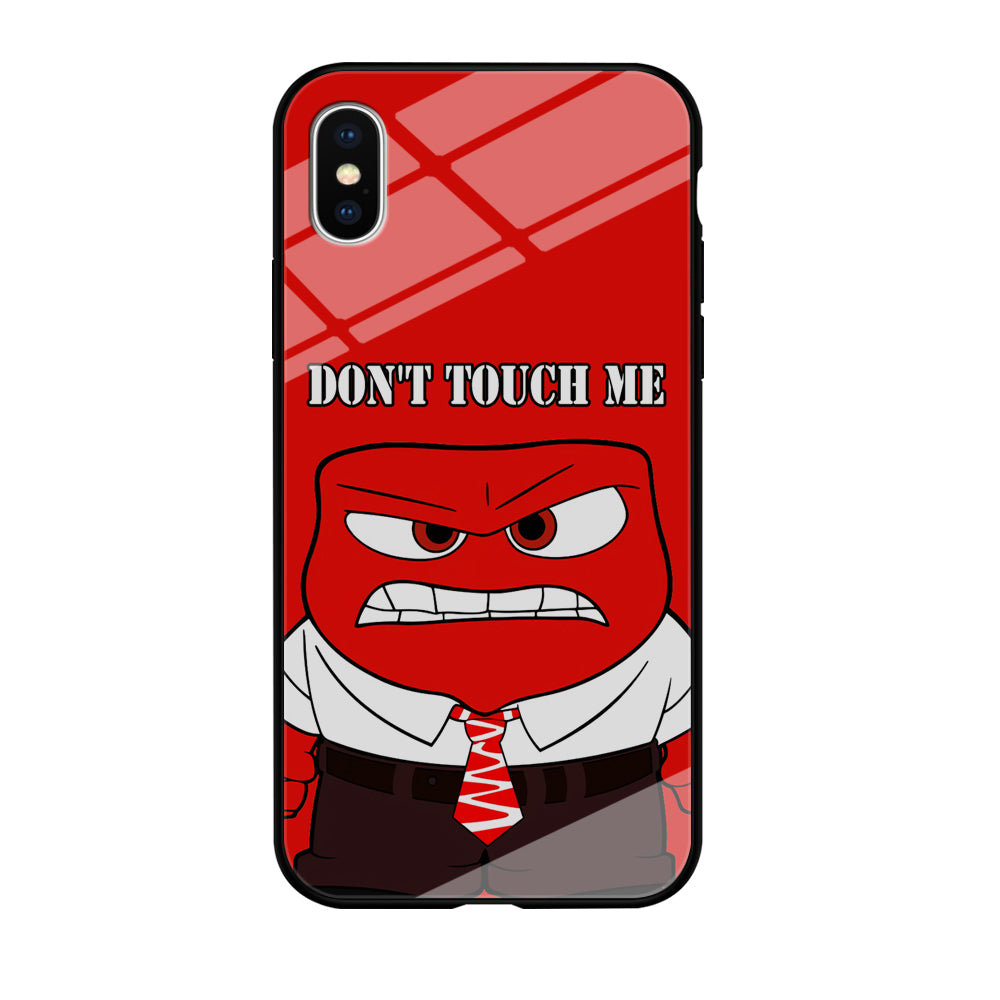 Angry Inside Out Don't Touch Me iPhone X Case