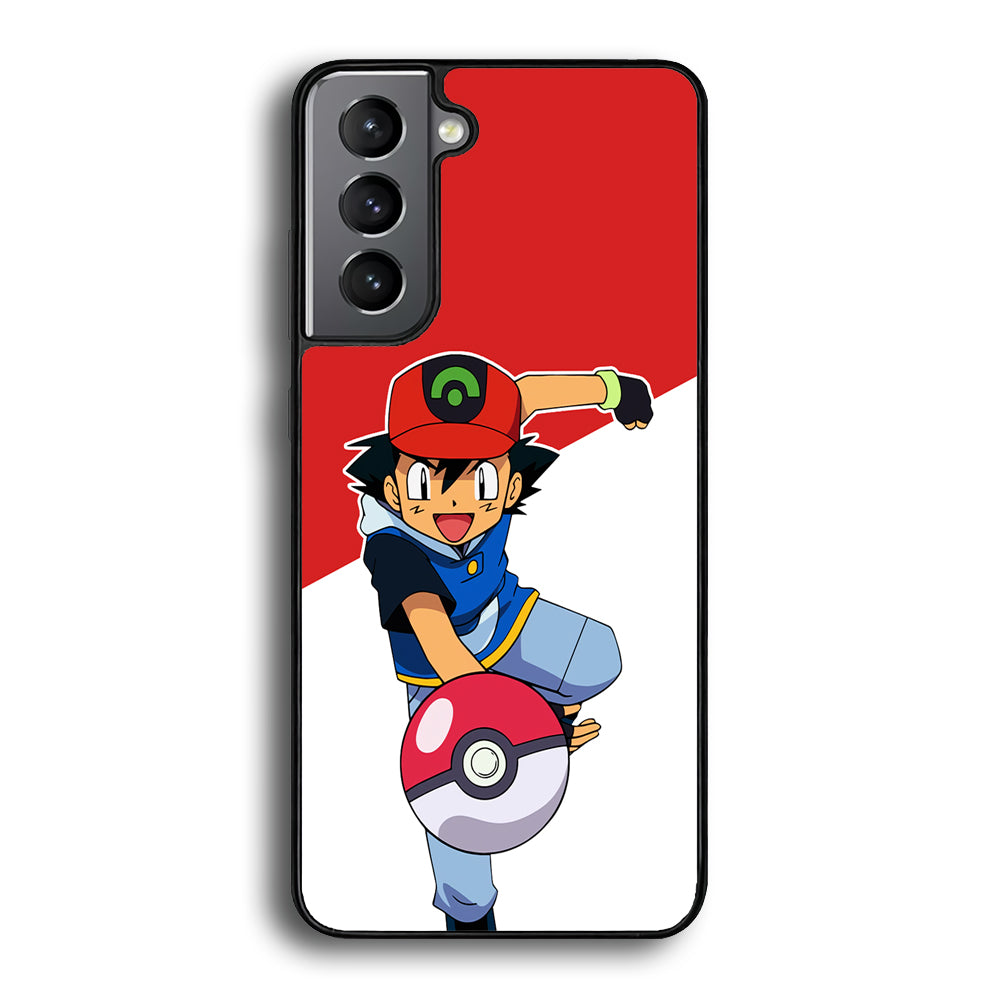 Ash Ketchum Pokeball Samsung Galaxy A16 Case - Ezzystore
