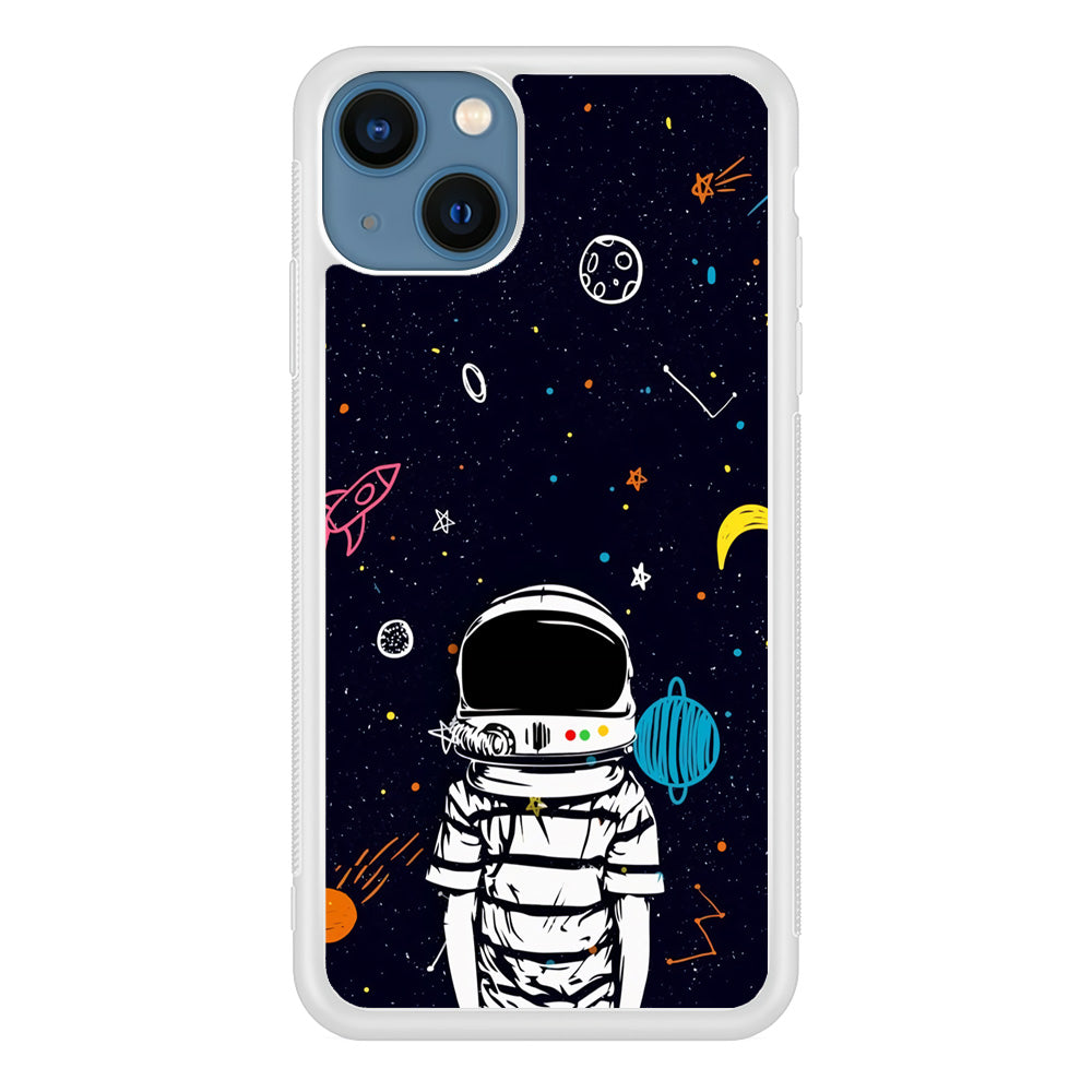 Astronaut Kids Space iPhone 14 Case