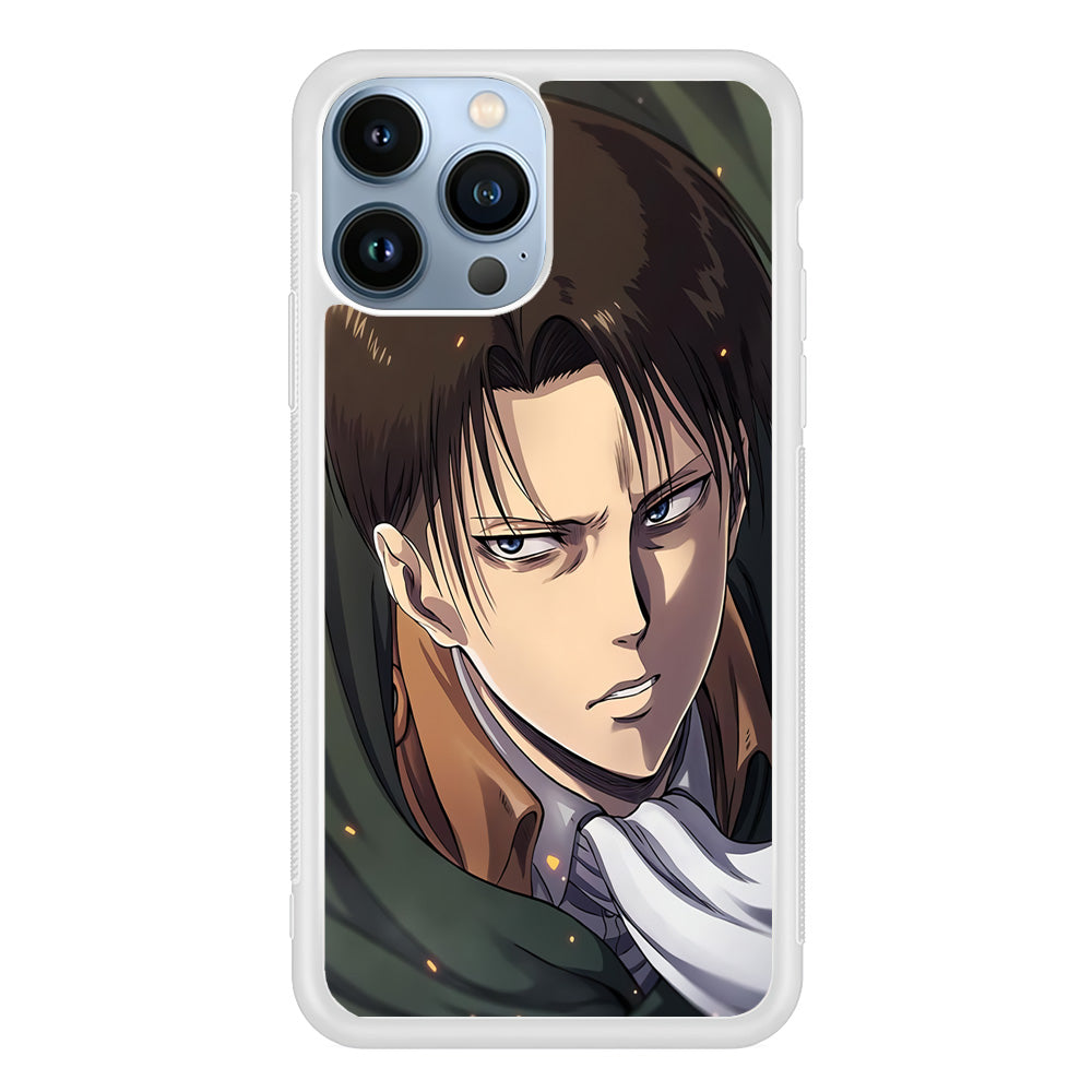 Attack on Titan Levi Face iPhone 14 Pro Case