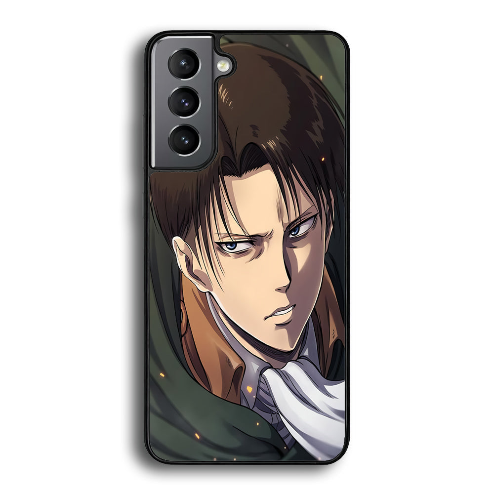 Attack on Titan Levi Face Samsung Galaxy S24 Plus Case - Ezzystore