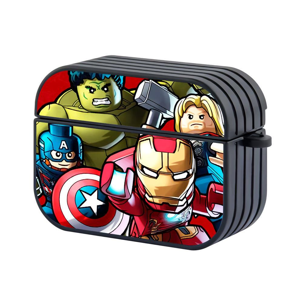 Avengers Lego Mode Hard Plastic Case Cover For Apple Airpods Pro - Ezzystore