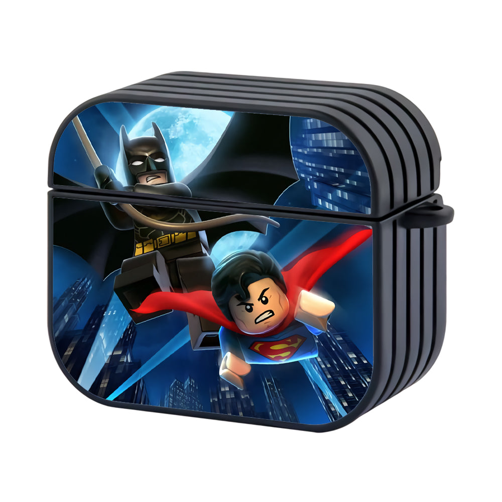 Batman X Superman Lego Fight Mode Hard Plastic Case Cover For Apple Airpods 4 - Ezzystore