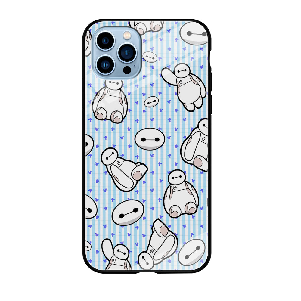 Big Hero 6 Baymax Stripe And Love iPhone 12 Pro Max Case