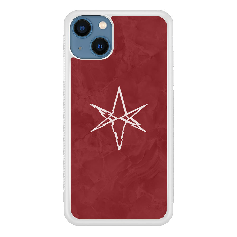 Bring Me The Horizon Maroon Marble iPhone 15 Plus Case