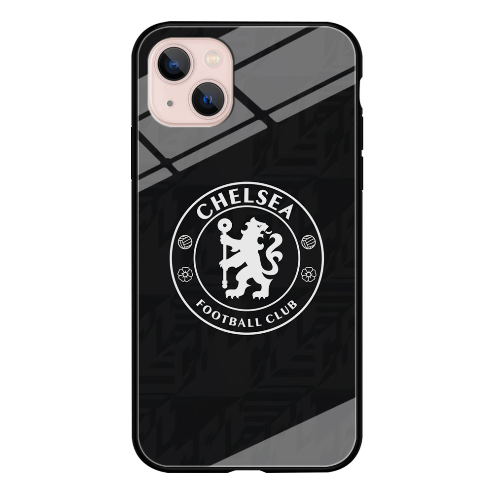 Chelsea FC Pattern of Jersey iPhone 14 Case