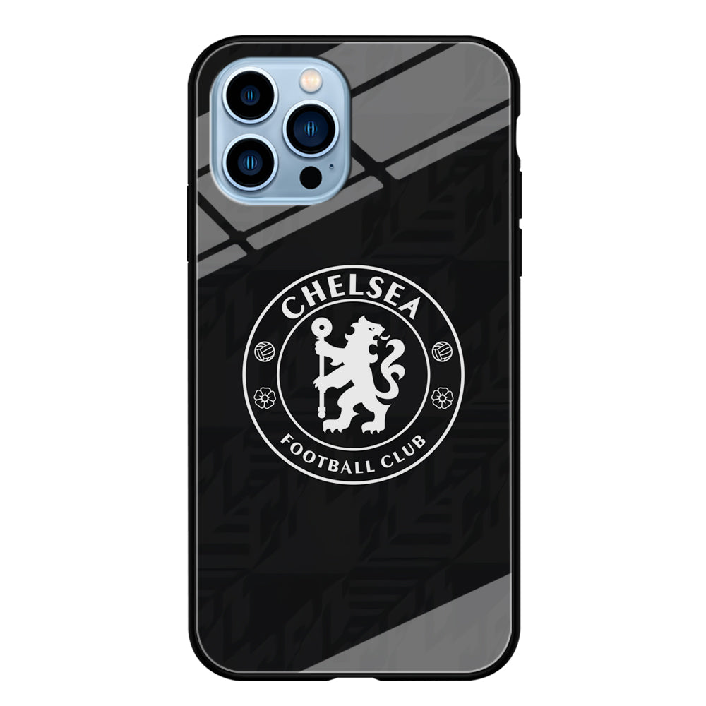 Chelsea FC Pattern of Jersey iPhone 14 Pro Max Case