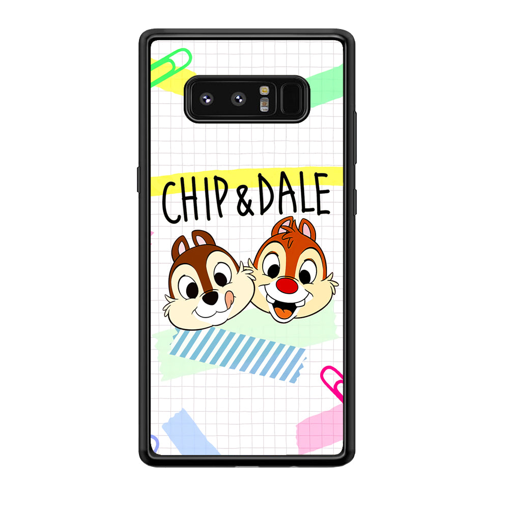 Chip And Dale Paper Clip Aesthetic Samsung Galaxy Note 8 Case