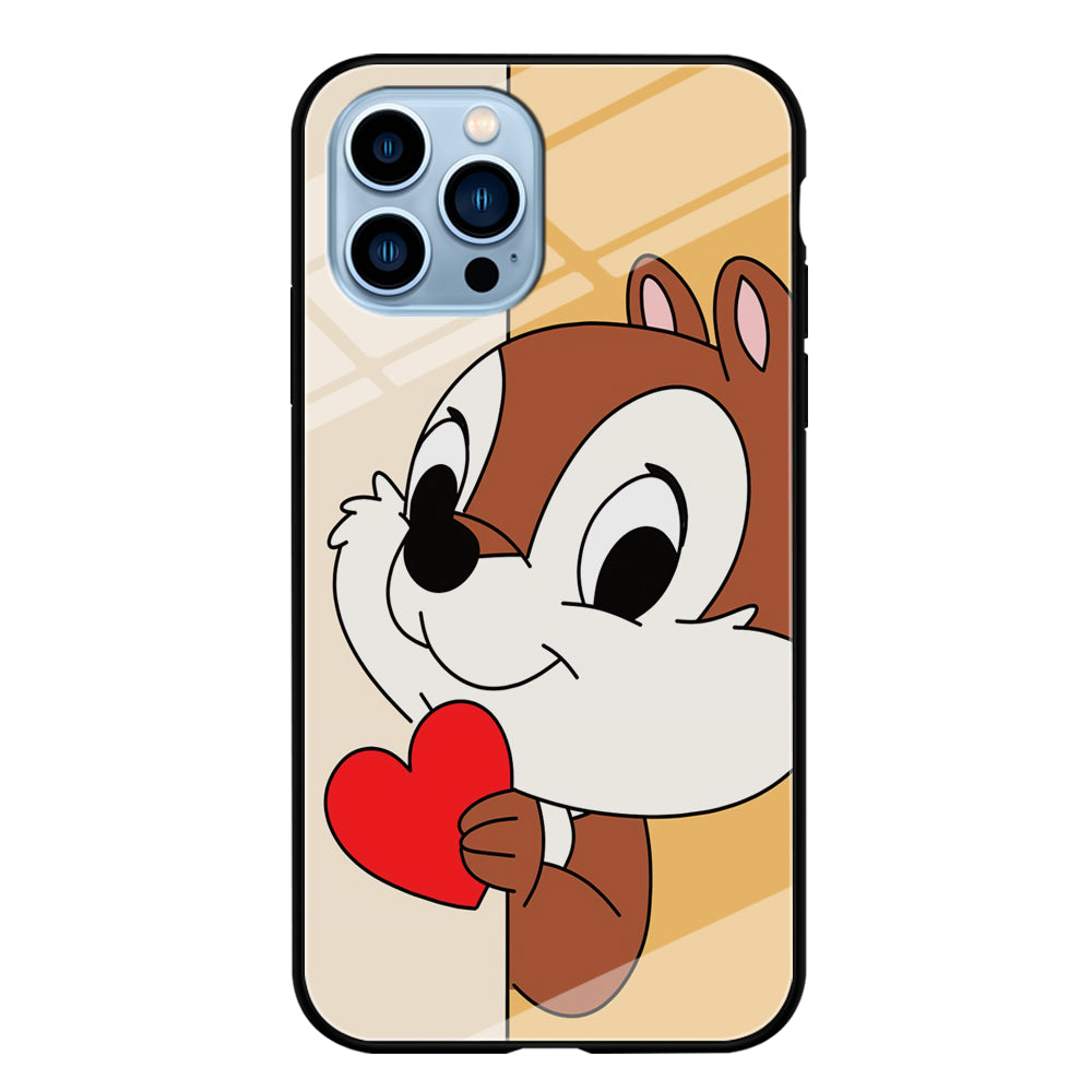 Chip Character Give Love Chip And Dale iPhone 13 Pro Case
