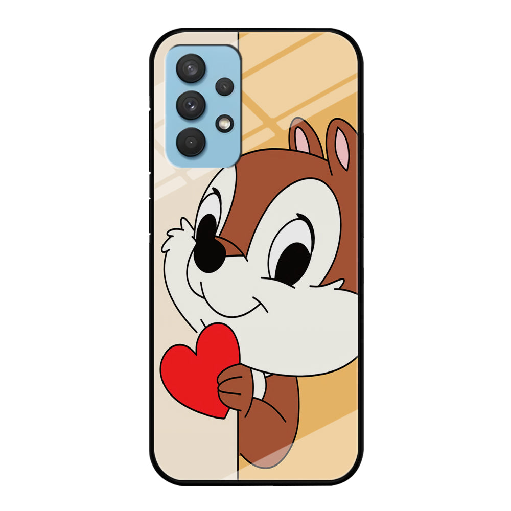 Chip Character Give Love Chip And Dale Samsung Galaxy A32 Case