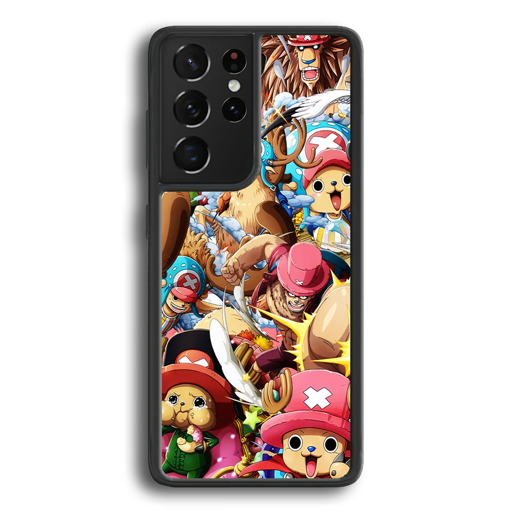 Chopper One Piece Transformation Character Samsung Galaxy S24 Ultra Case - Ezzystore