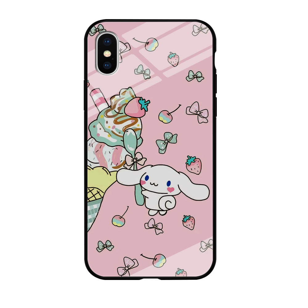 Cinnamoroll Ice Cream Dessert iPhone XS Case