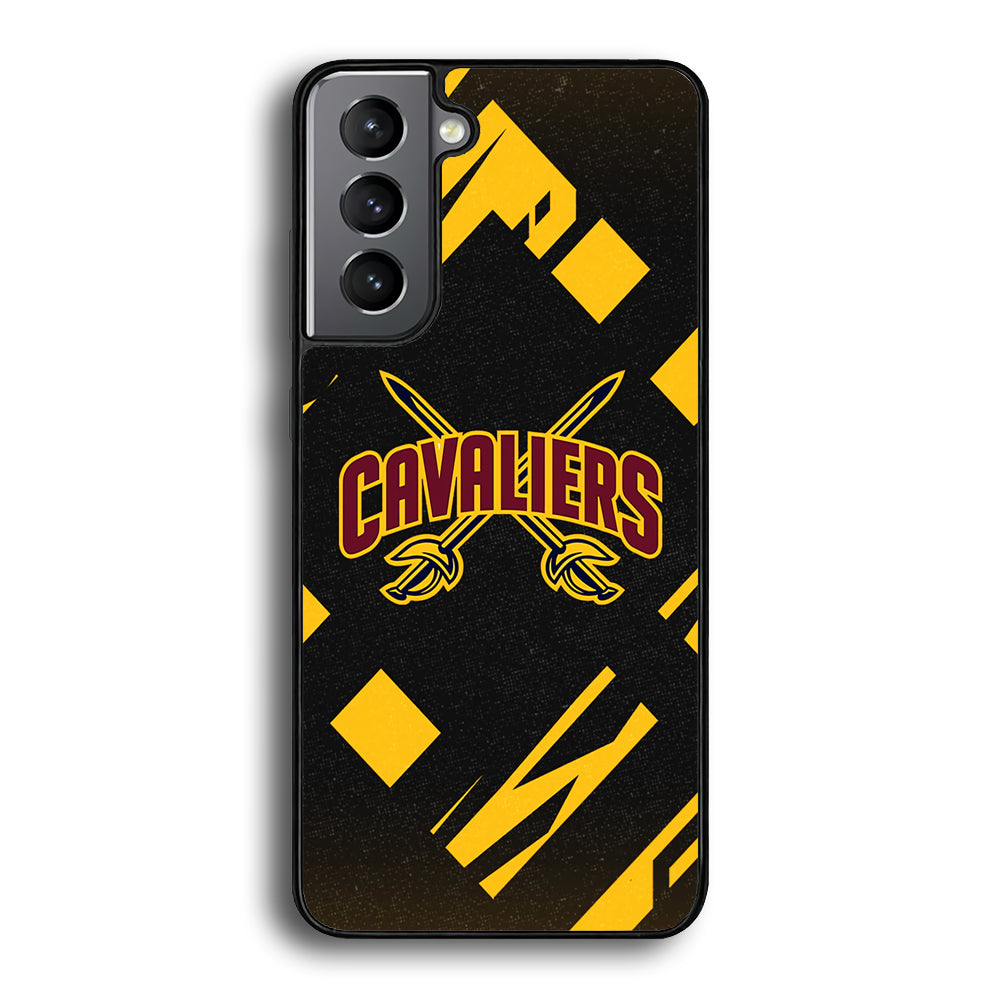 Cleveland Cavaliers Yellow Pattern Samsung Galaxy S24 Plus Case - Ezzystore