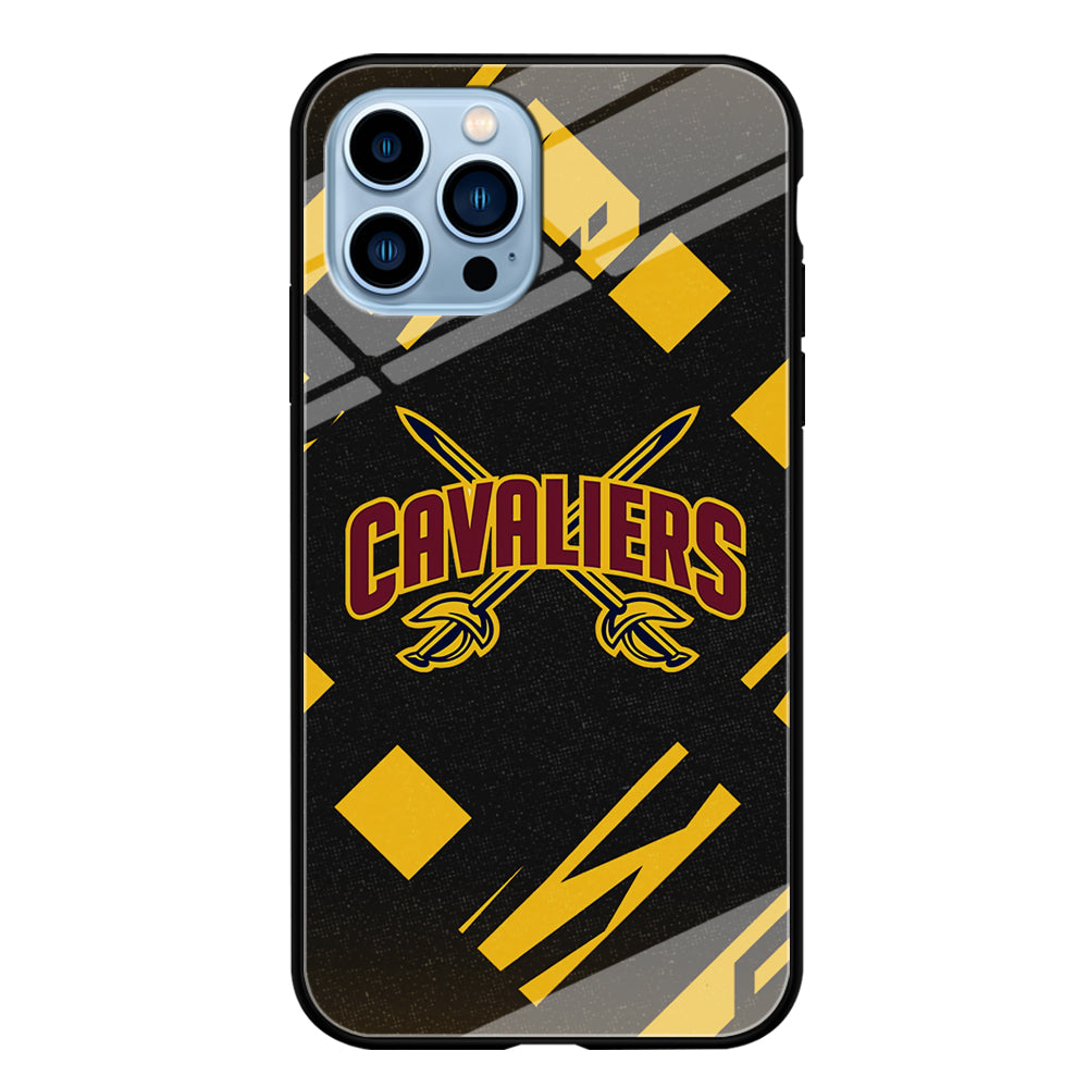 Cleveland Cavaliers Yellow Pattern iPhone 14 Pro Max Case