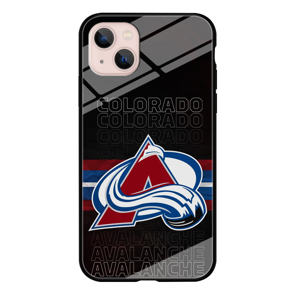Colorado Avalanche Word Of Team iPhone 14 Case
