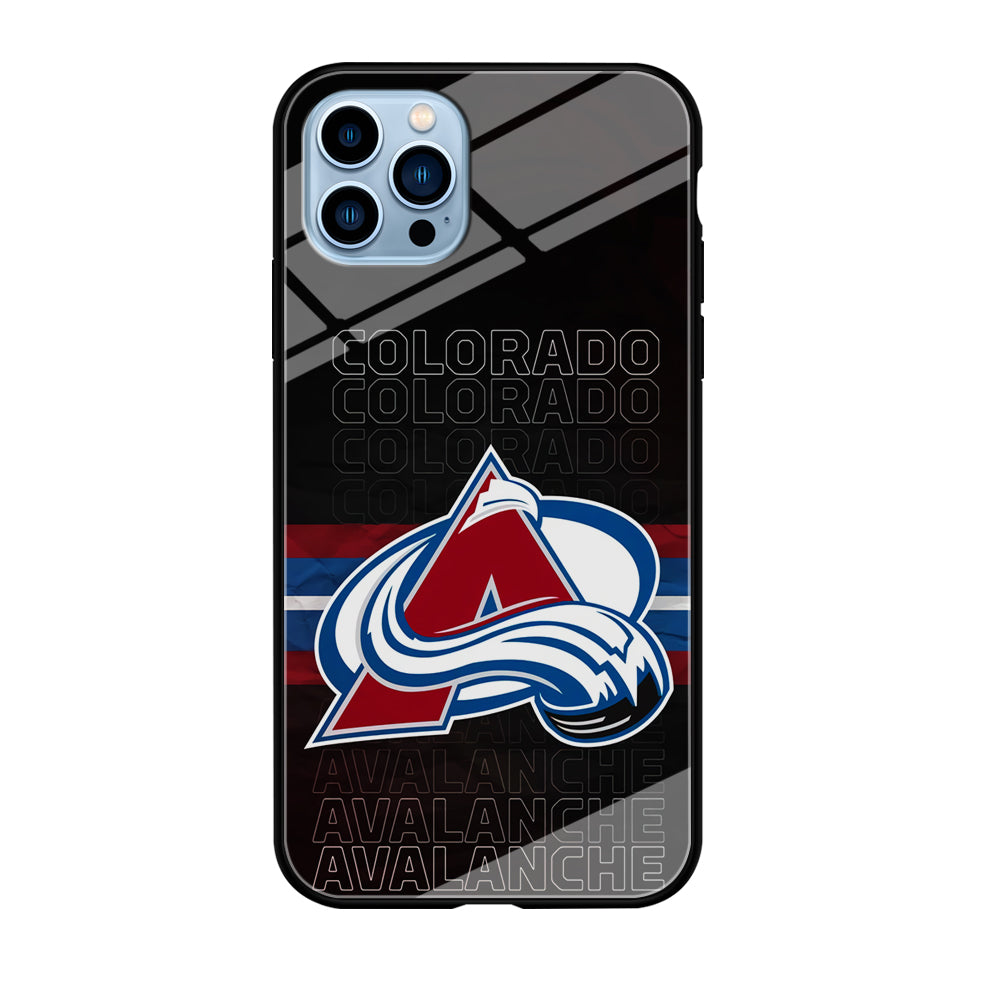 Colorado Avalanche Word Of Team iPhone 12 Pro Max Case