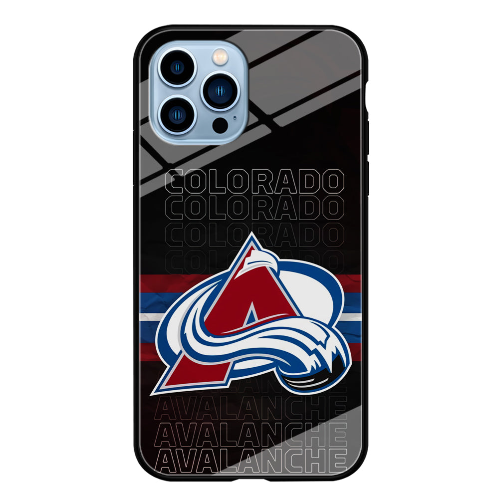 Colorado Avalanche Word Of Team iPhone 14 Pro Max Case