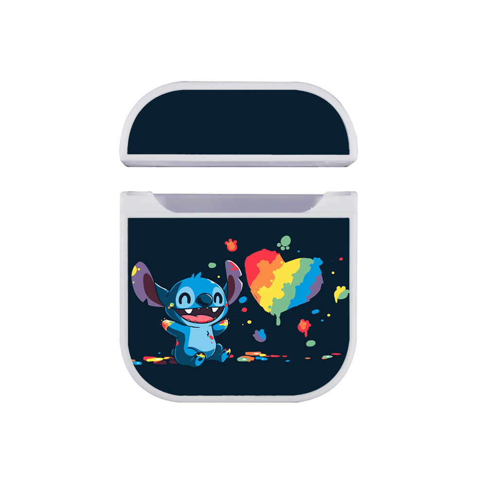 Cute Baby Stitch Hard Plastic Case Cover For Apple Airpods