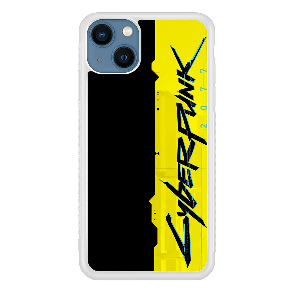 Cyberpunk Black Yellow iPhone 15 Case