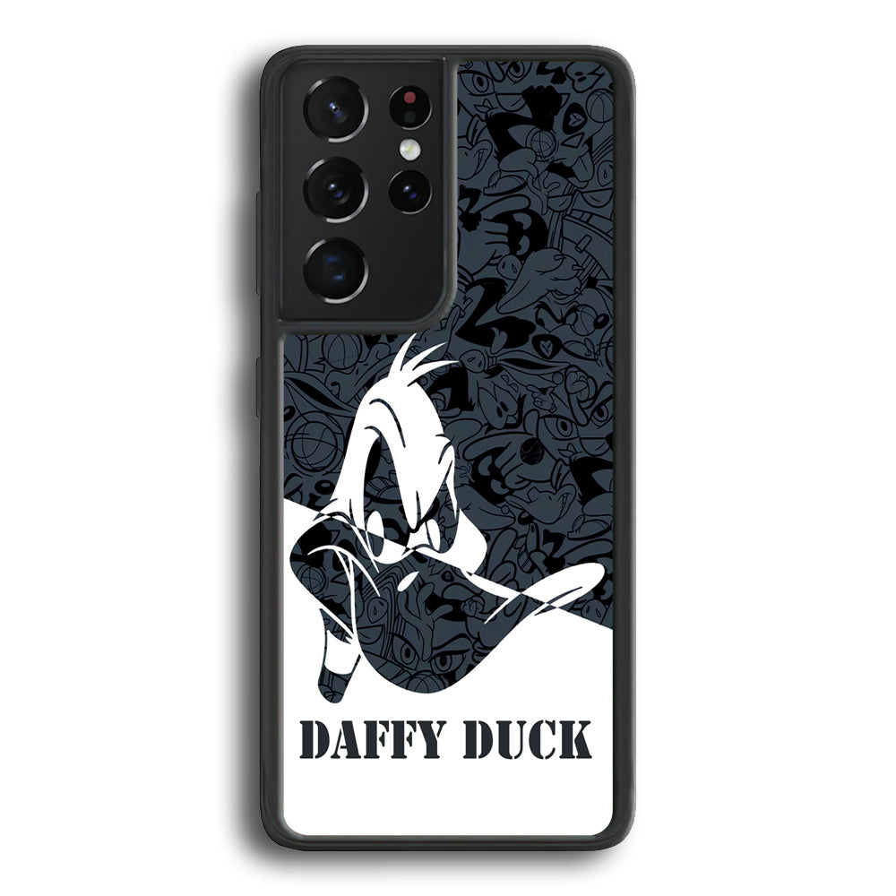 Daffy Duck Silhouette Of Pattern Samsung Galaxy S24 Ultra Case - Ezzystore