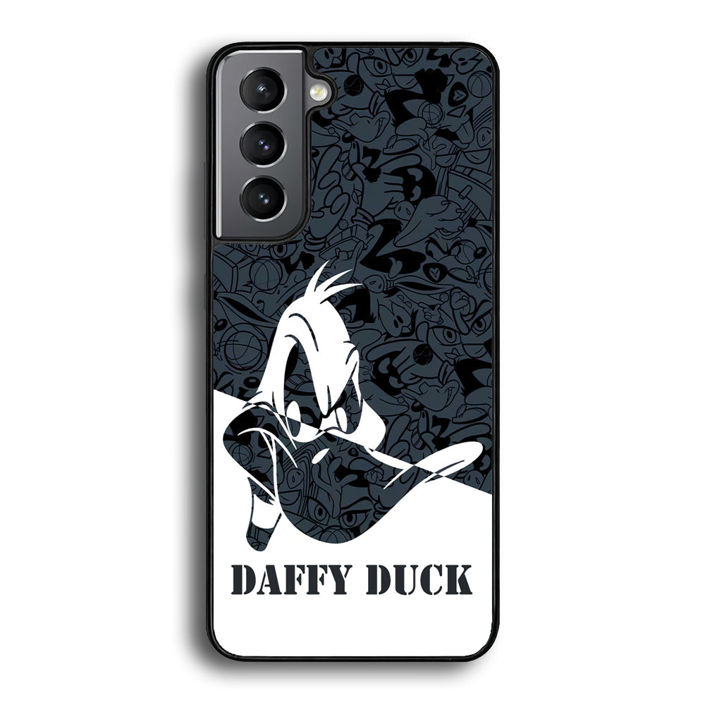 Daffy Duck Silhouette Of Pattern Samsung Galaxy S24 Case - Ezzystore