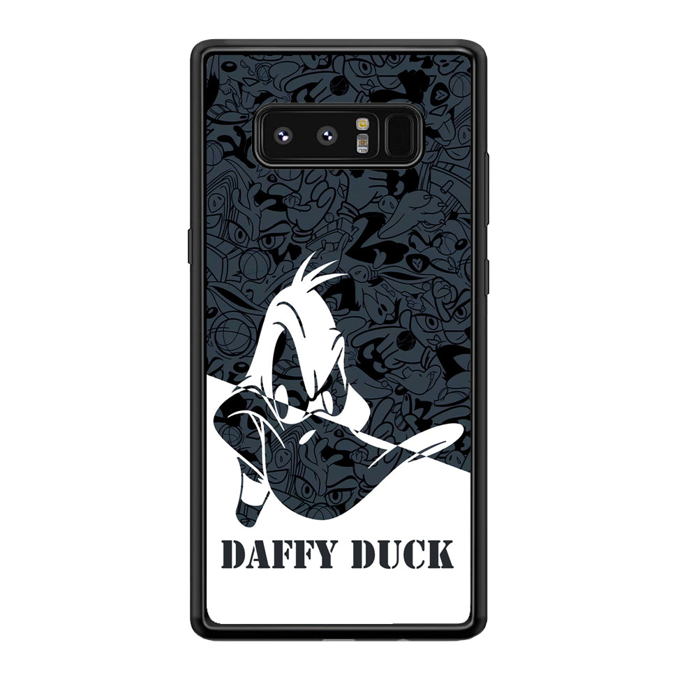Daffy Duck Silhouette Of Pattern Samsung Galaxy Note 8 Case
