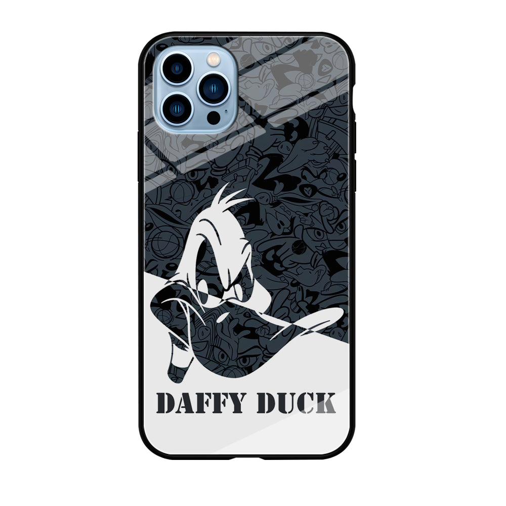 Daffy Duck Silhouette Of Pattern iPhone 12 Pro Max Case