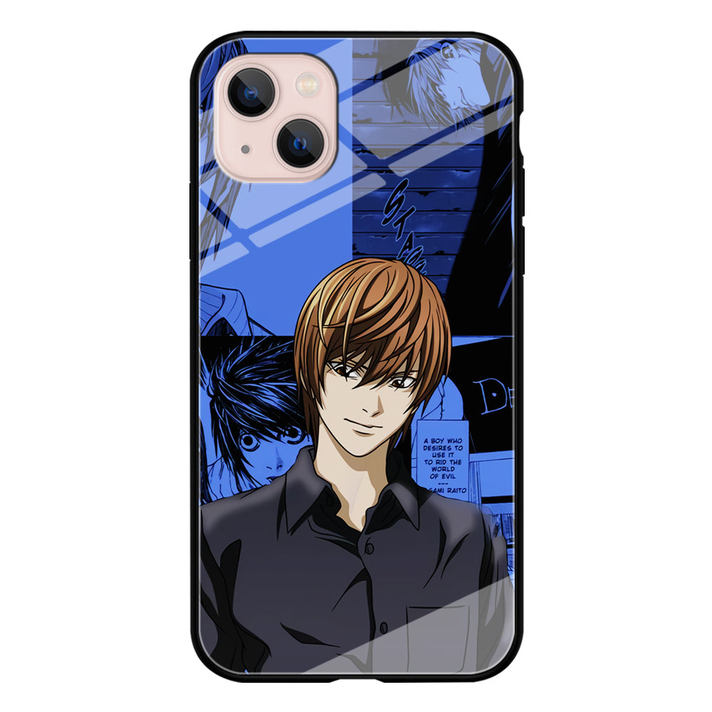 Death Note Light Yagami Comic iPhone 15 Case