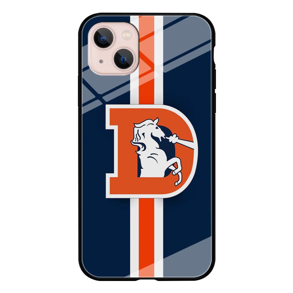 Denver Broncos Stripe iPhone 15 Case