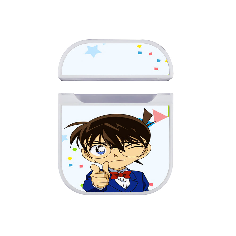 Detective Conan Character Hard Plastic Case Cover For Apple Airpods