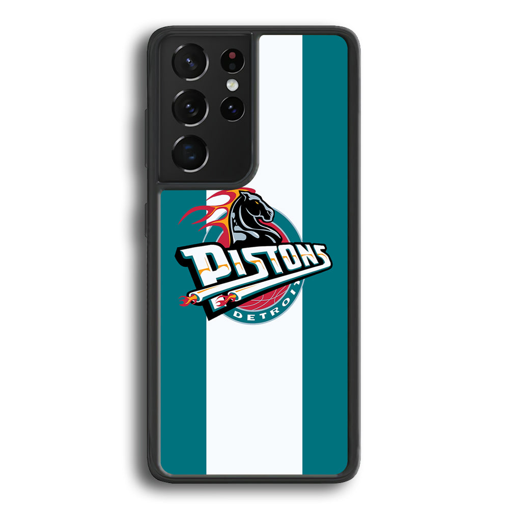 Detroit Pistons NBA Team Samsung Galaxy S23 Ultra Case - Ezzystore