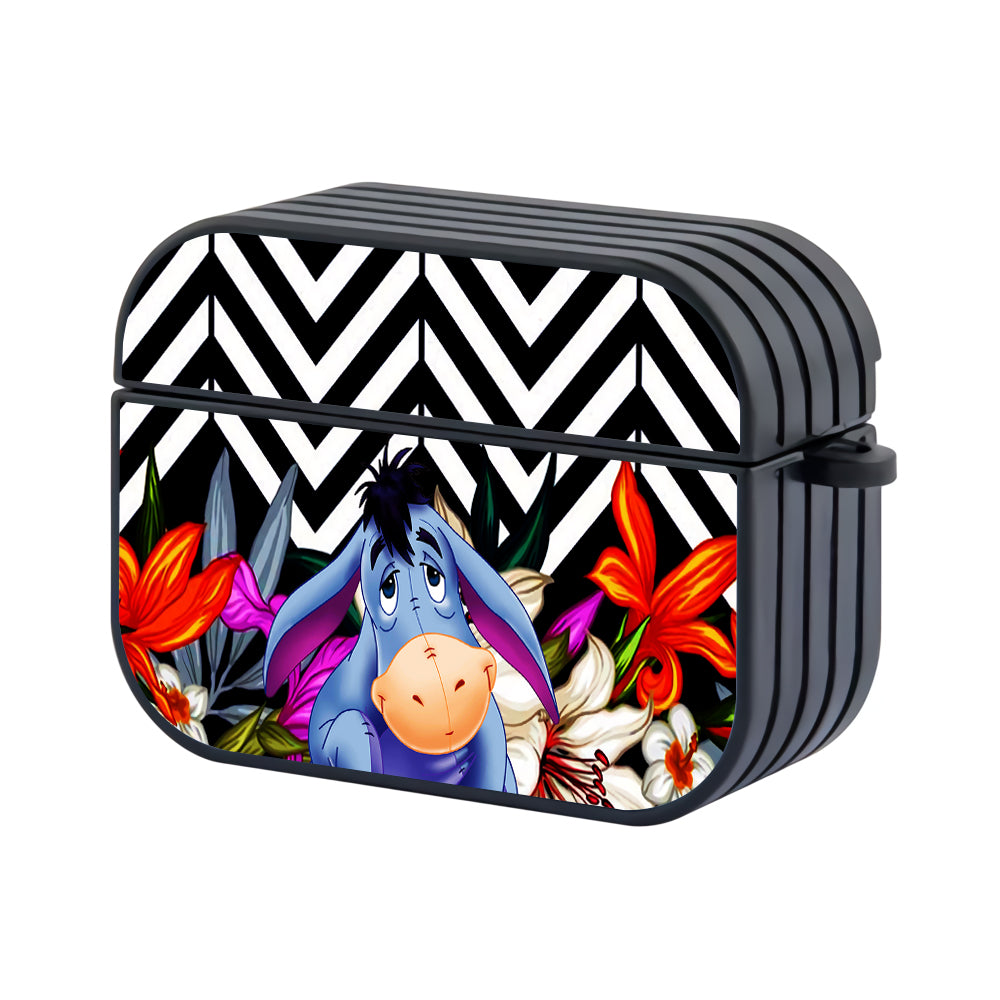 Eeyore Floral Hard Plastic Case Cover For Apple Airpods Pro 3 - Ezzystore