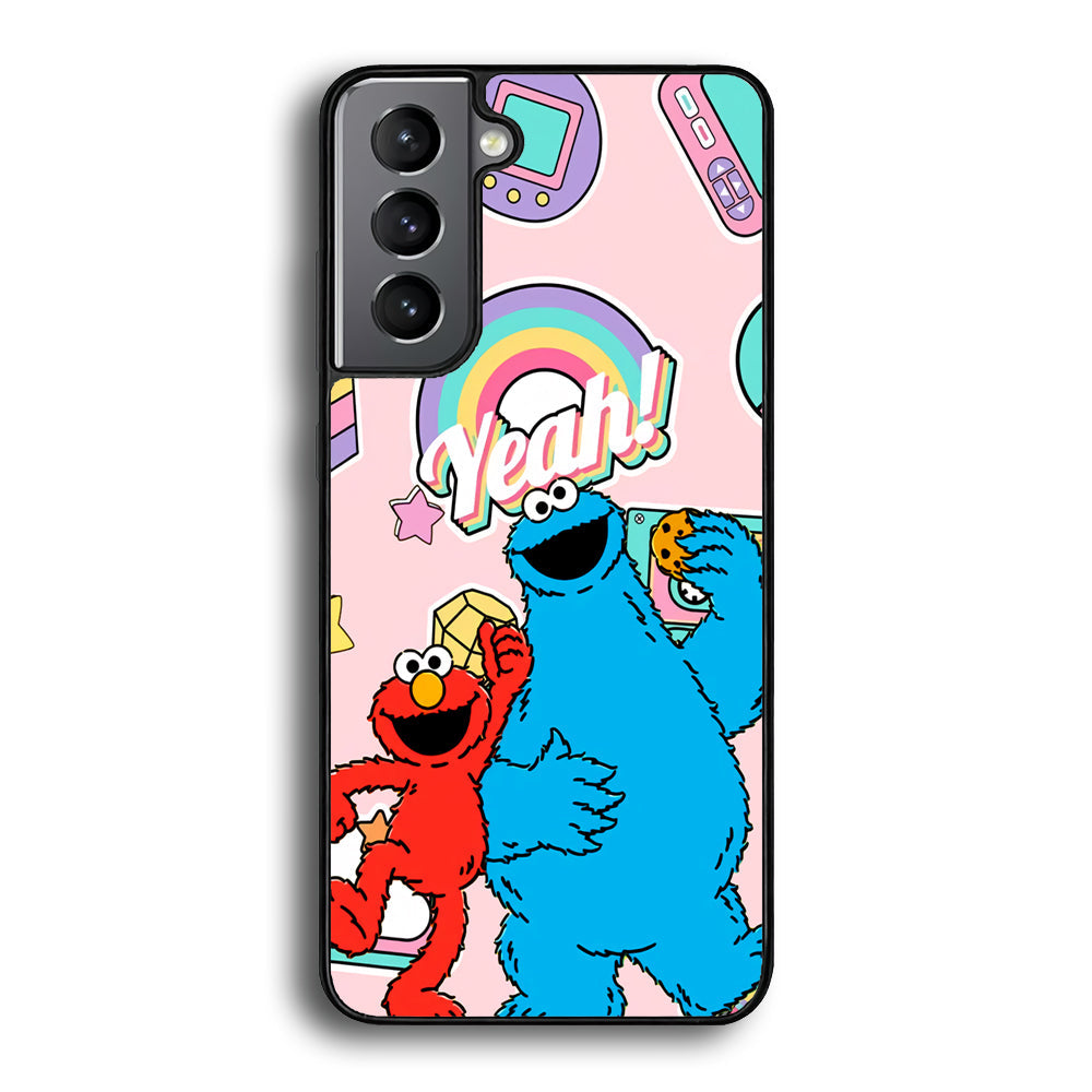 Elmo And Cookie Vintage Style Samsung Galaxy S24 Plus Case - Ezzystore