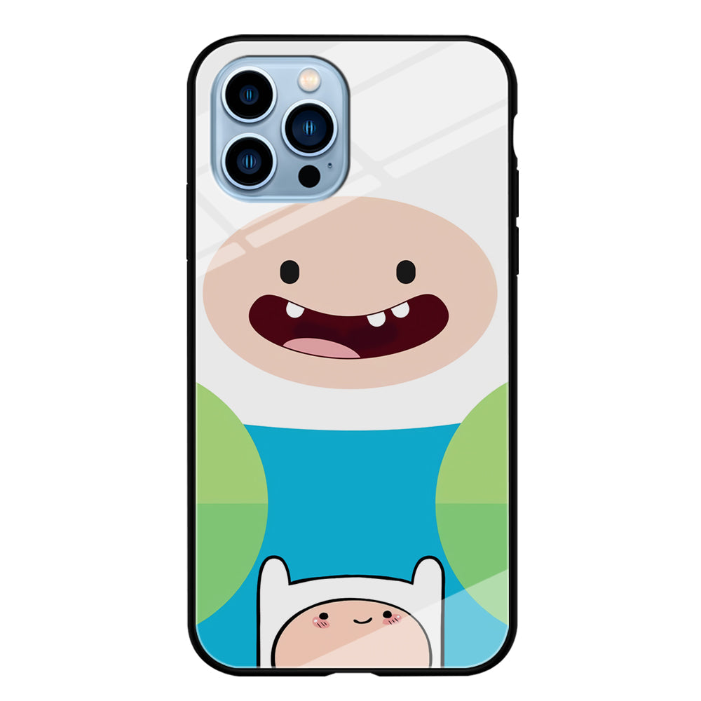 Fin Adventure Time Smiling Face iPhone 15 Pro Case