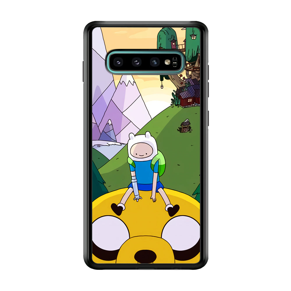 Fin And Jake Adventure Time Sad Moment Samsung Galaxy S10 Case