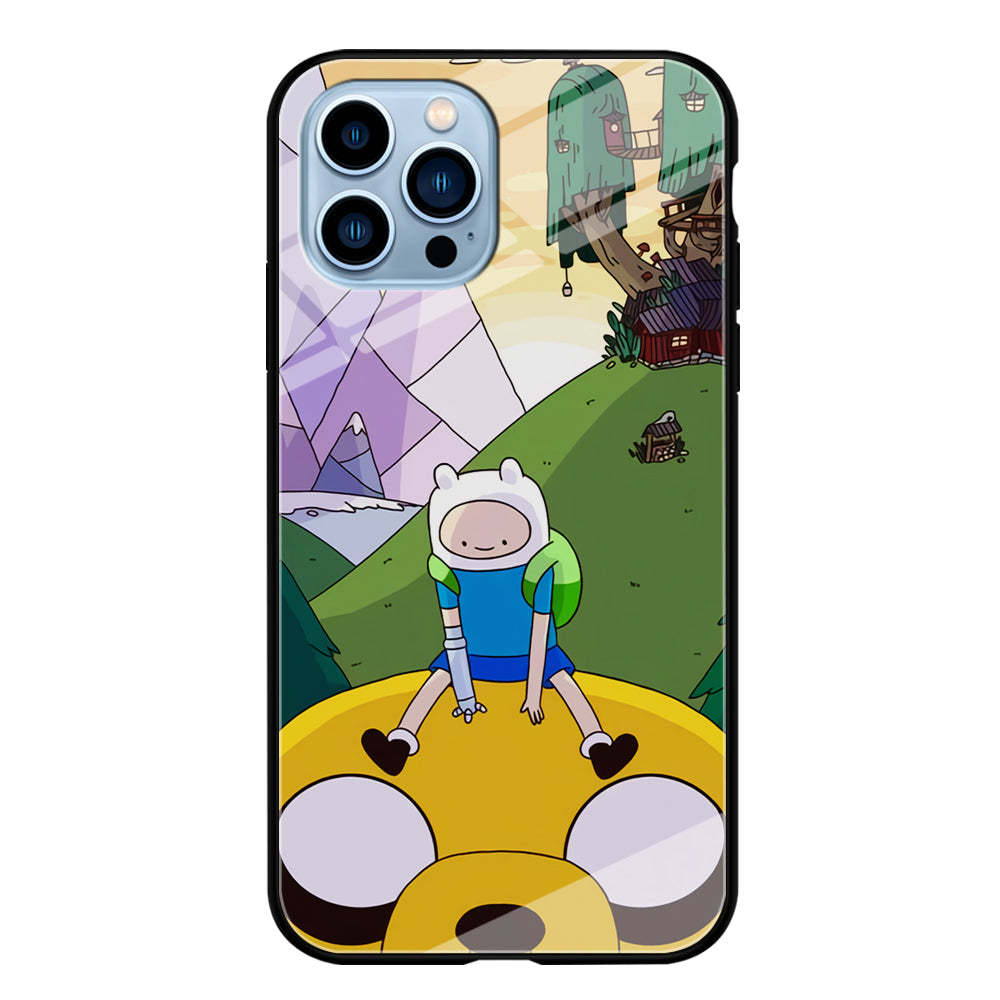 Fin And Jake Adventure Time Sad Moment iPhone 14 Pro Max Case