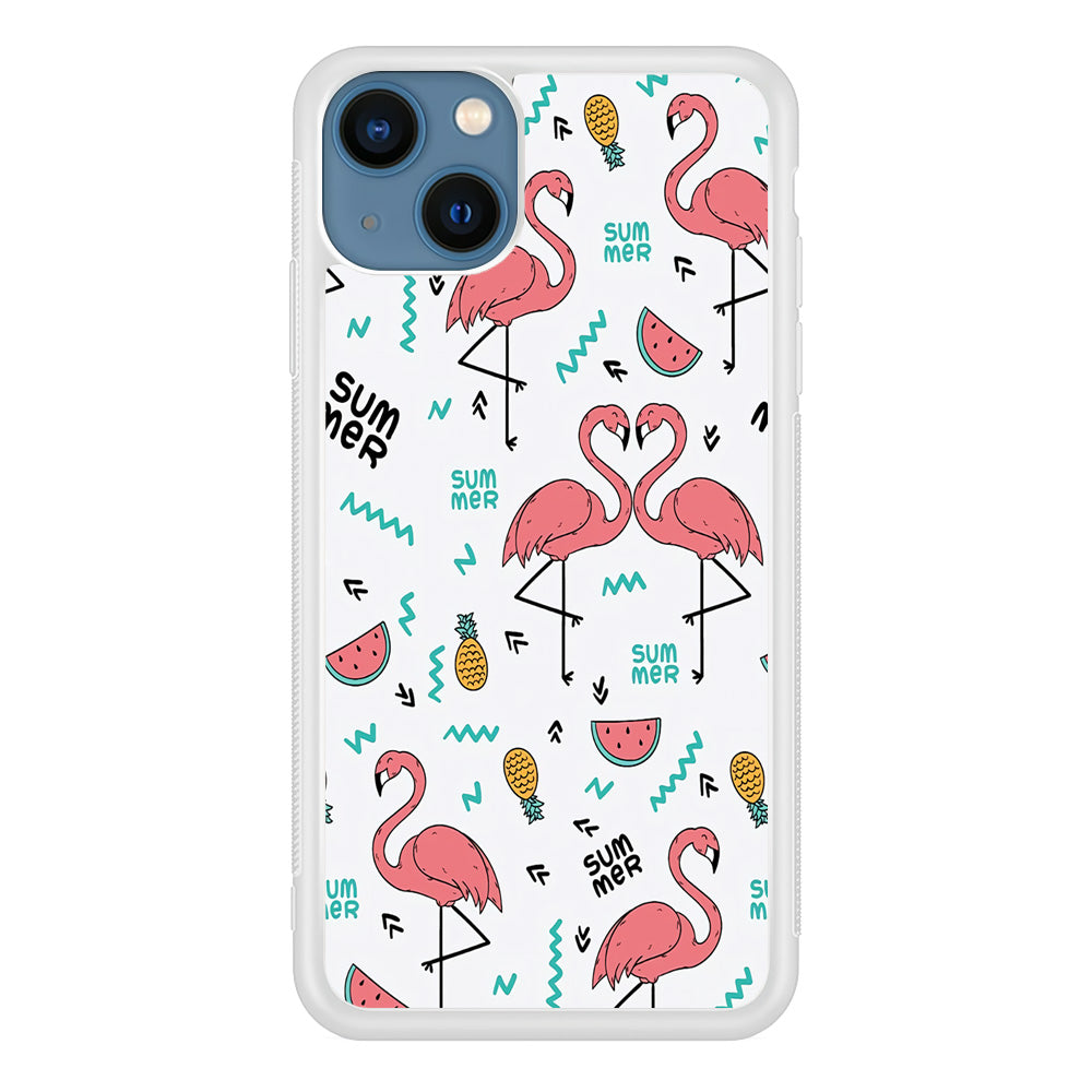 Flamingo Summer iPhone 15 Case