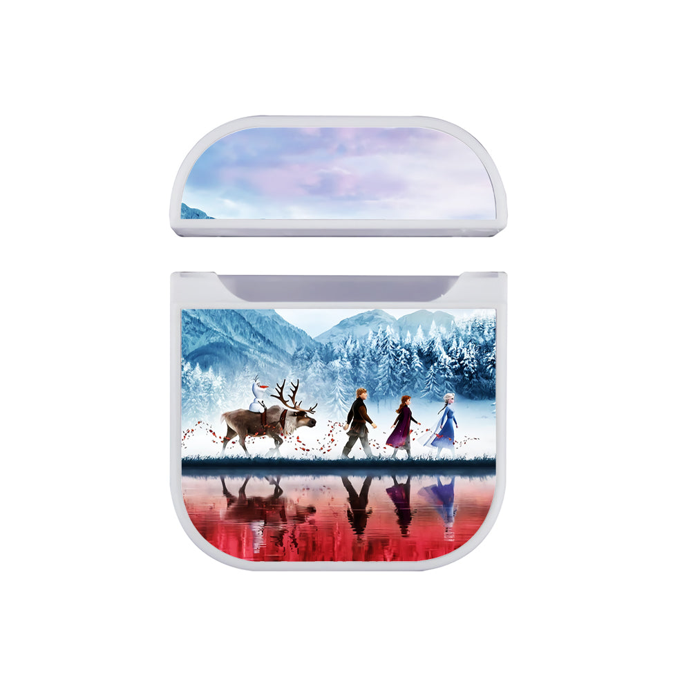 Frozen Elsa and Friends Hard Plastic Case Cover For Apple Airpods